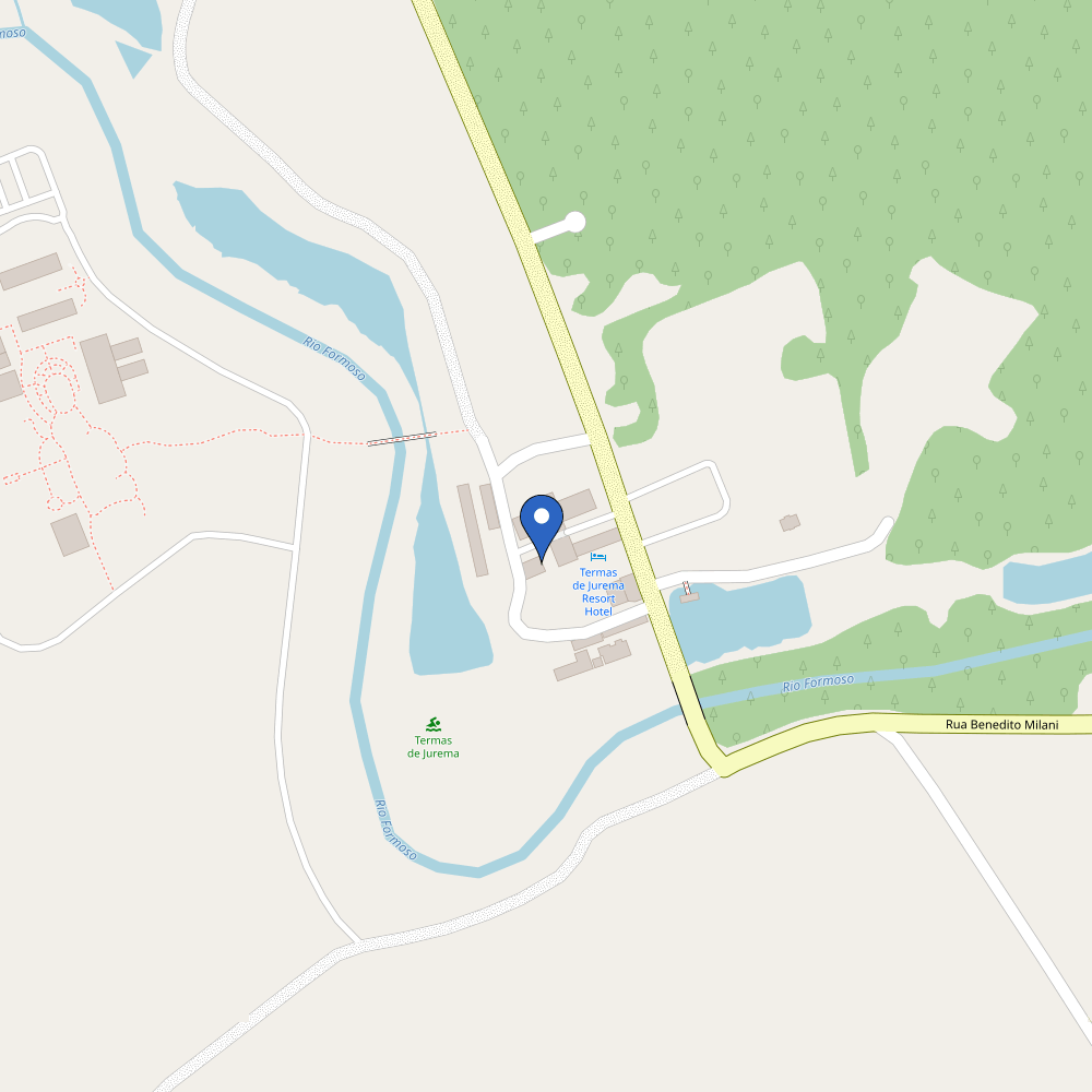 Mapa da estação Termas de Jurema