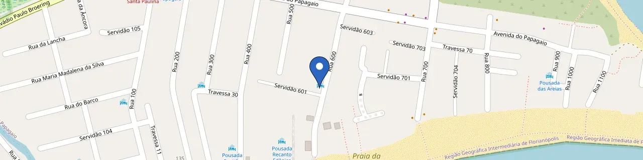 Mapa da estação Pousada Maria Nicolau