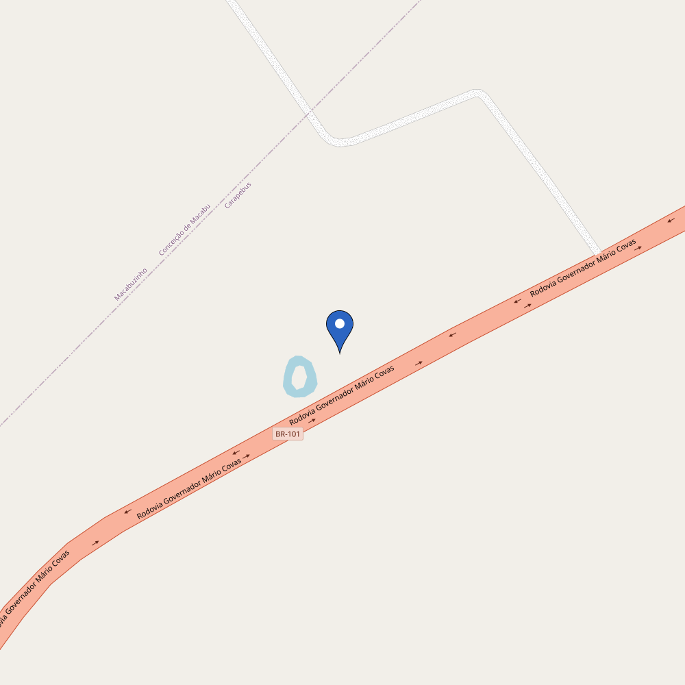 Mapa da estação RANCHO SANTO ANTONIO