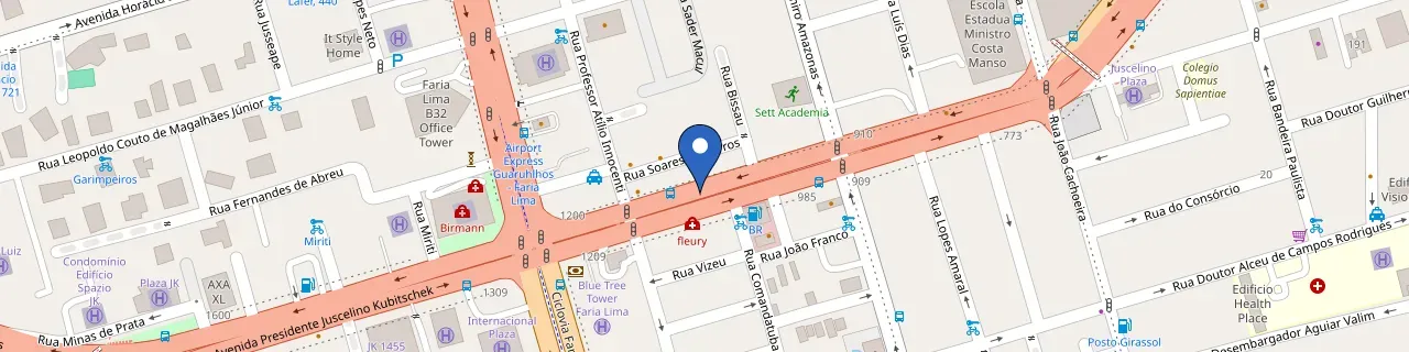 Mapa da estação Colonial Racing