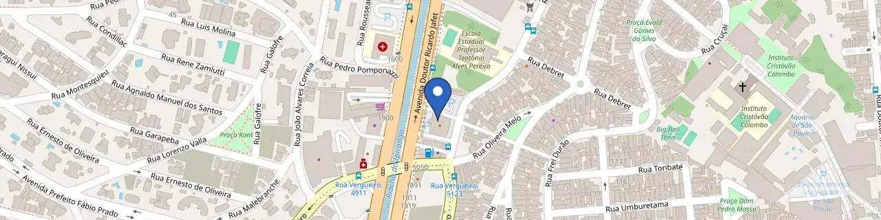 Mapa da estação Burger King