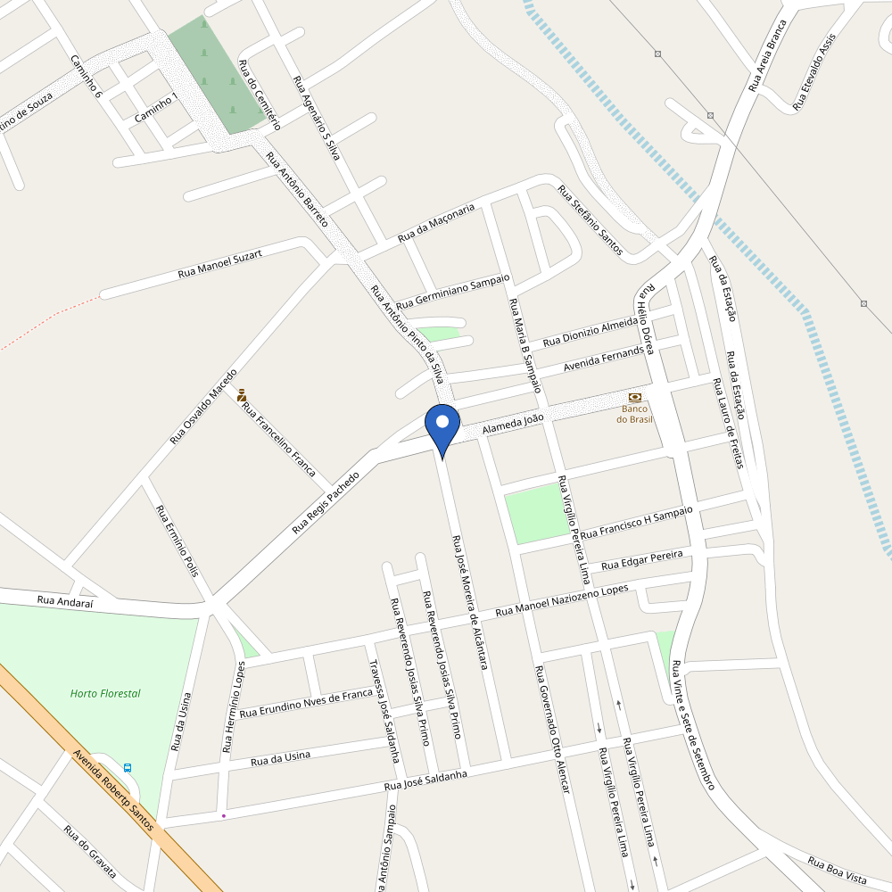 Mapa da estação BAHIA HOTEL PIRITIBA