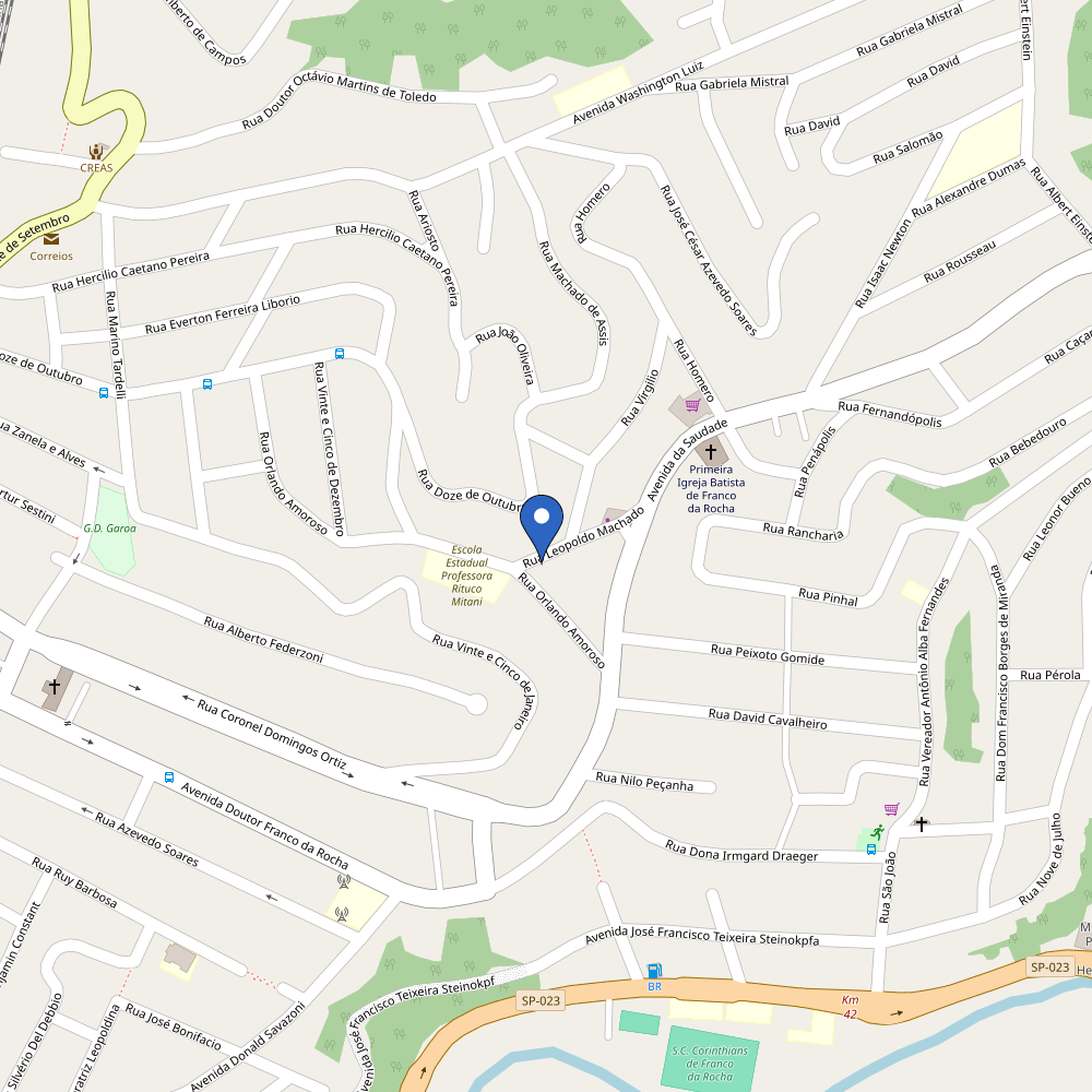 Mapa da estação Ev Point Residencial