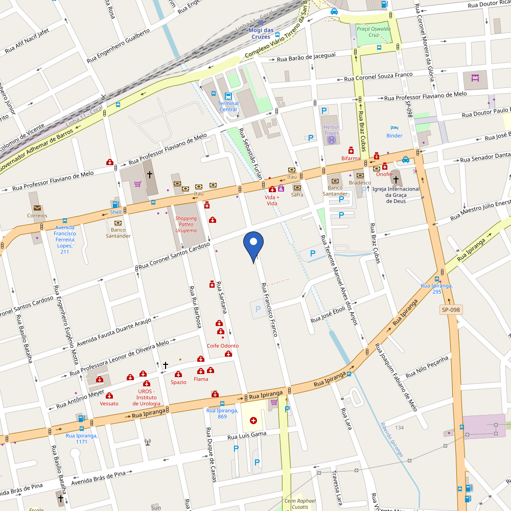 Mapa da estação BiduPower
