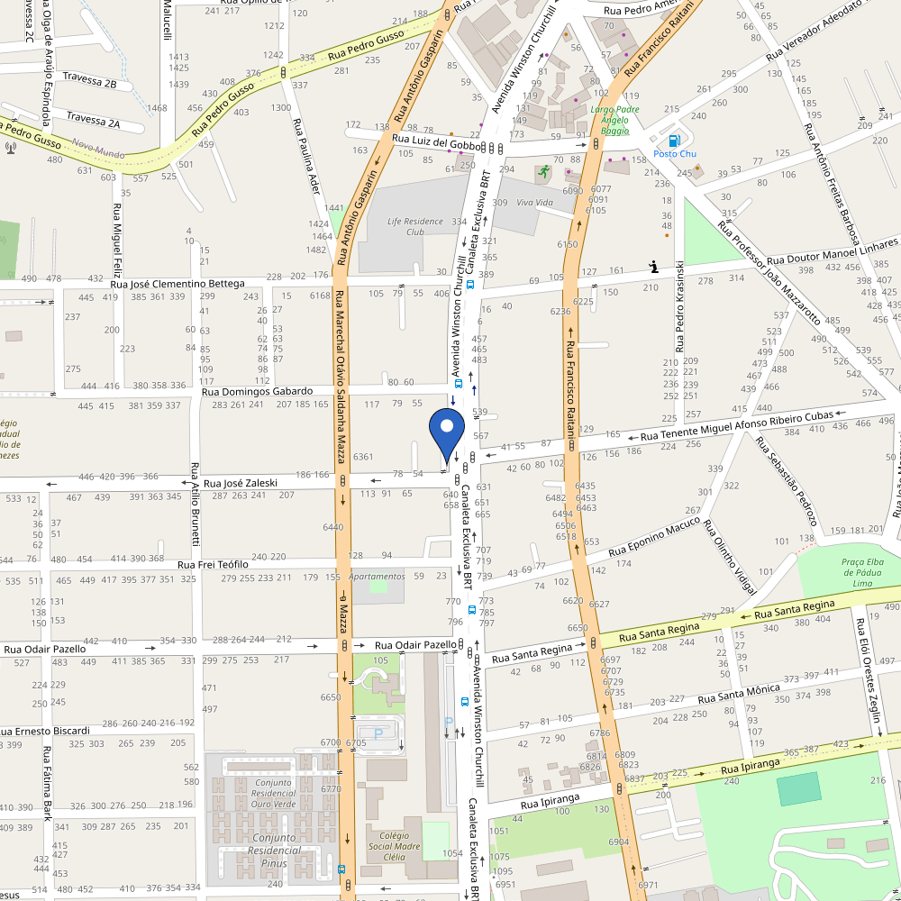 Mapa da estação Eletroposto CNF - Sigma (60kW)