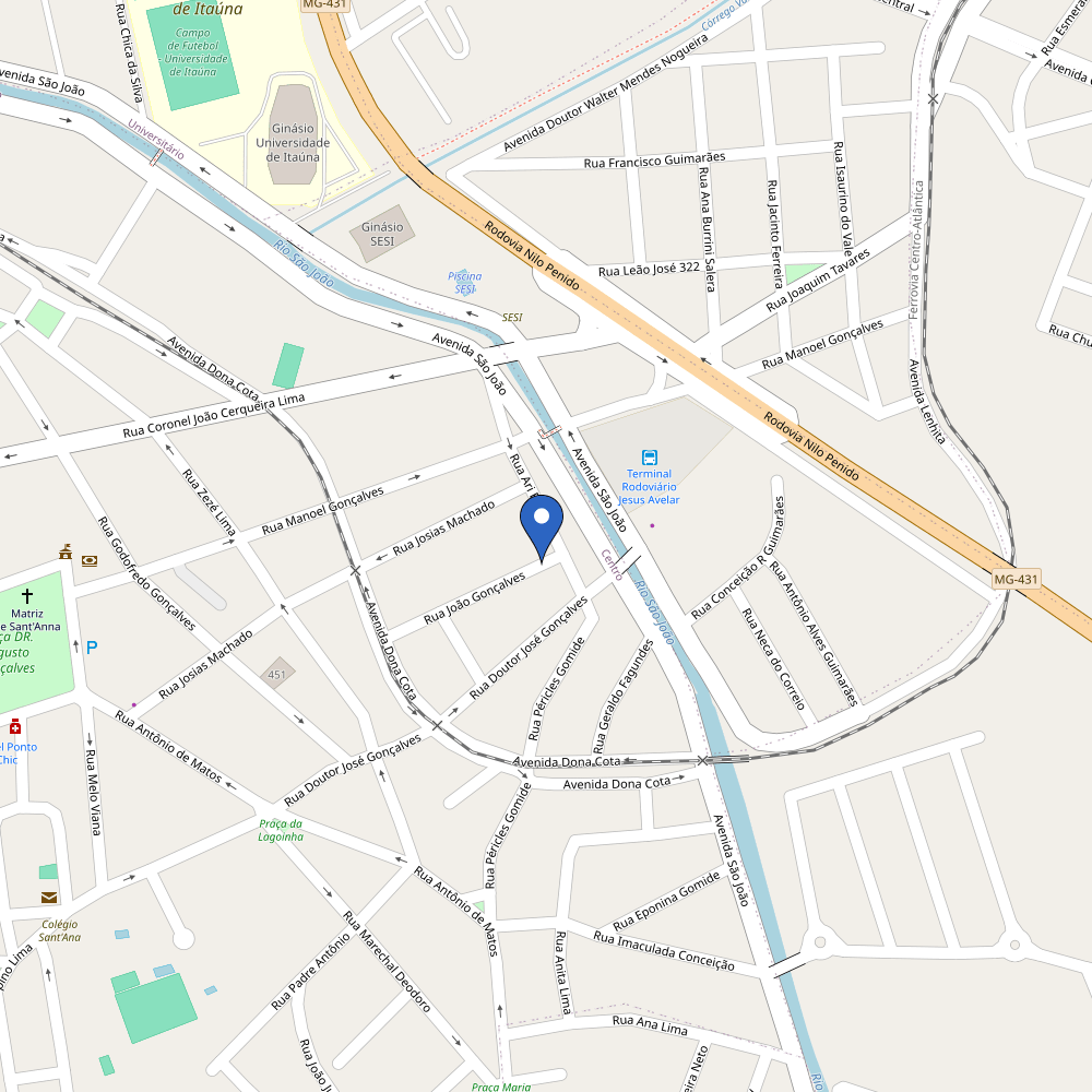Mapa da estação ESCRIT. PENIDO & PENIDO