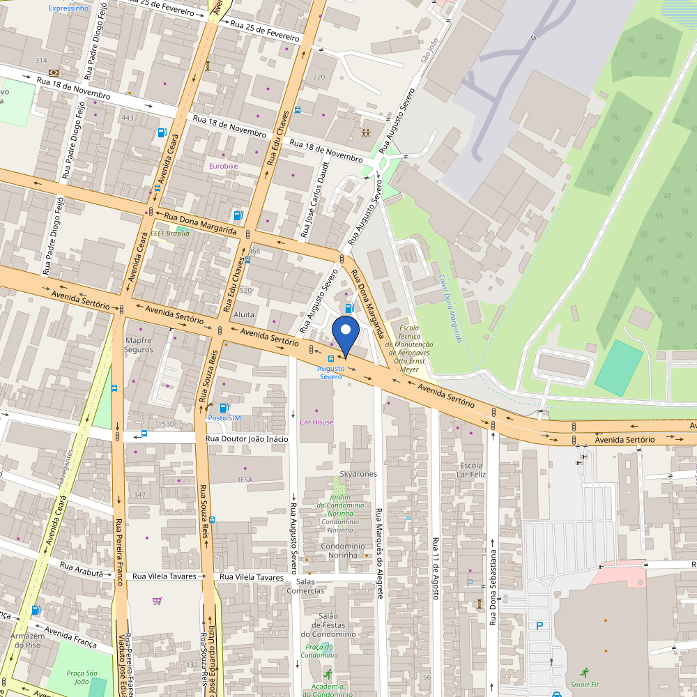 Mapa da estação GAUDERIOS - NECESSÁRIO BAIXAR APP ESQUINA DO FUTURO