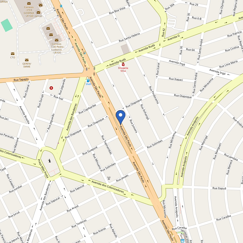 Mapa da estação Fastpower Apollo Auto Center