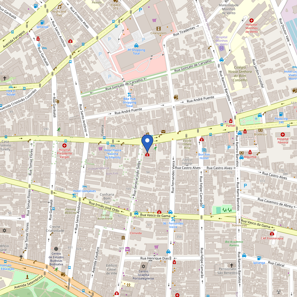 Mapa da estação Safe Park Independência 925 - Zletric