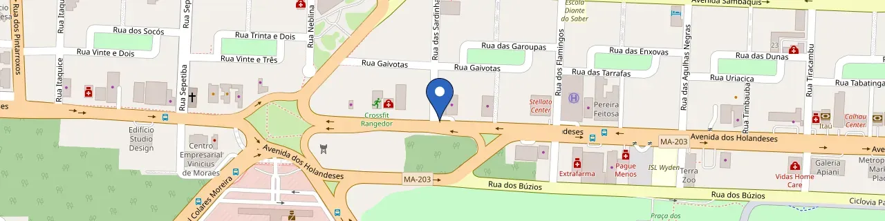 Mapa da estação GWM