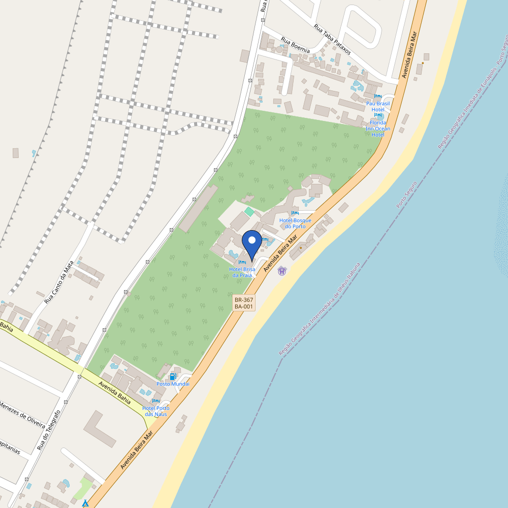 Mapa da estação Hotel Brisa Da Praia