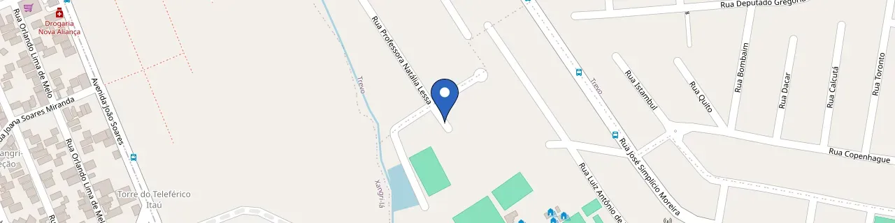 Mapa da estação Veredas