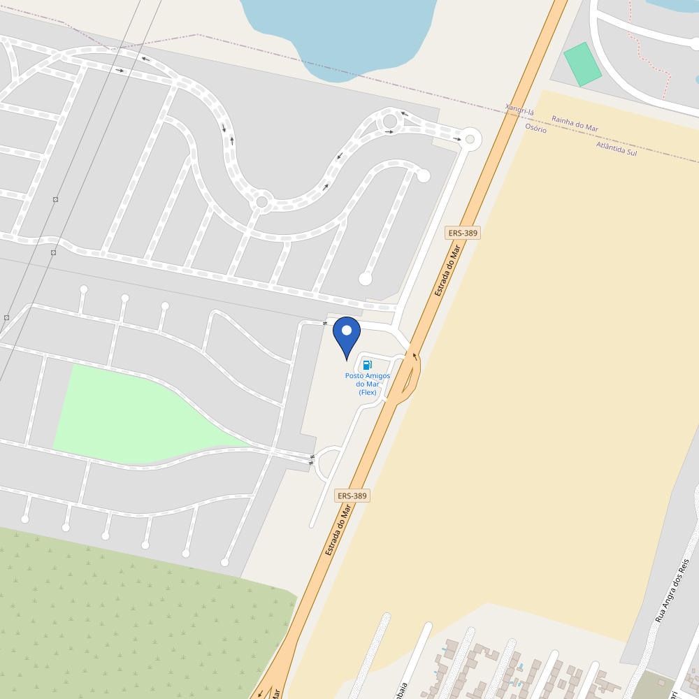 Mapa da estação Posto Cavalinho Xangrilá (Chargerpoint )