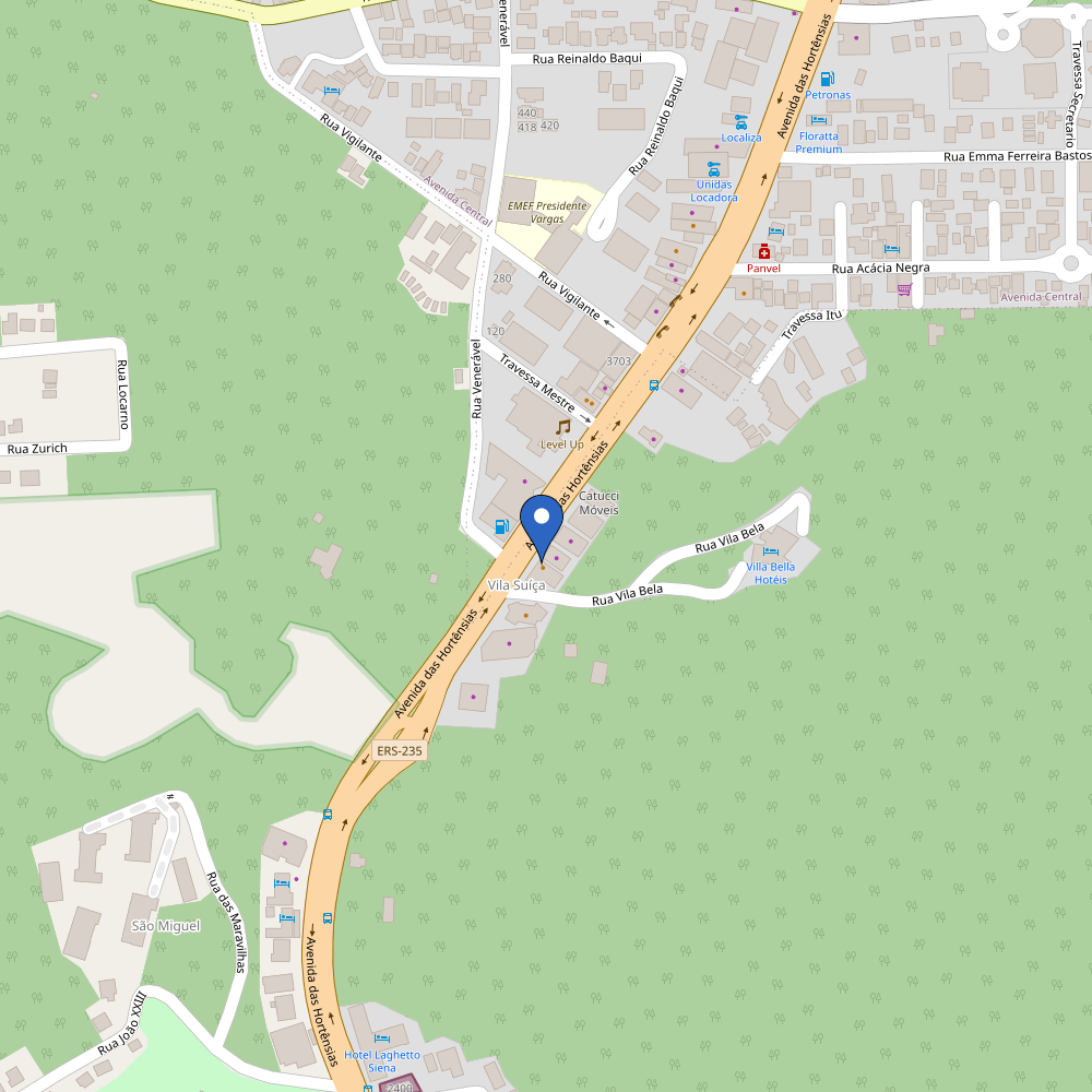 Mapa da estação Bela Vista Café Colonial | CCS2, GB/T e CHAdeMo - APP On Charge