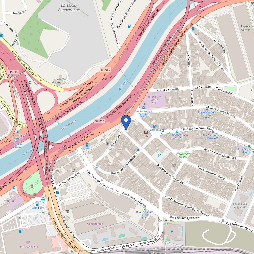 Mapa da estação Multcharge