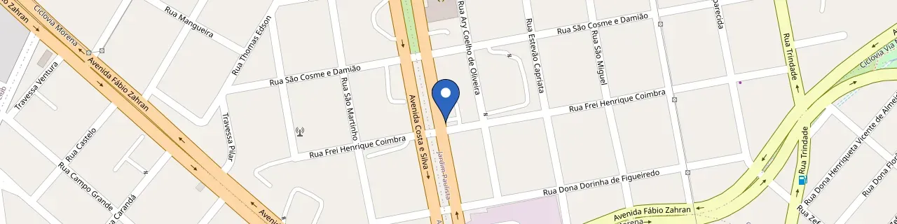 Mapa da estação Royal FIC - Posto Morenao