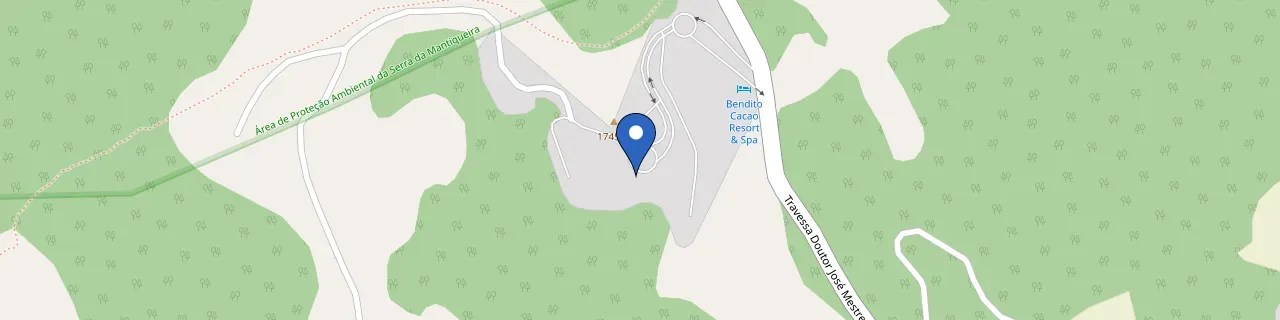 Mapa da estação Blue Mountain Hotel & Resorts