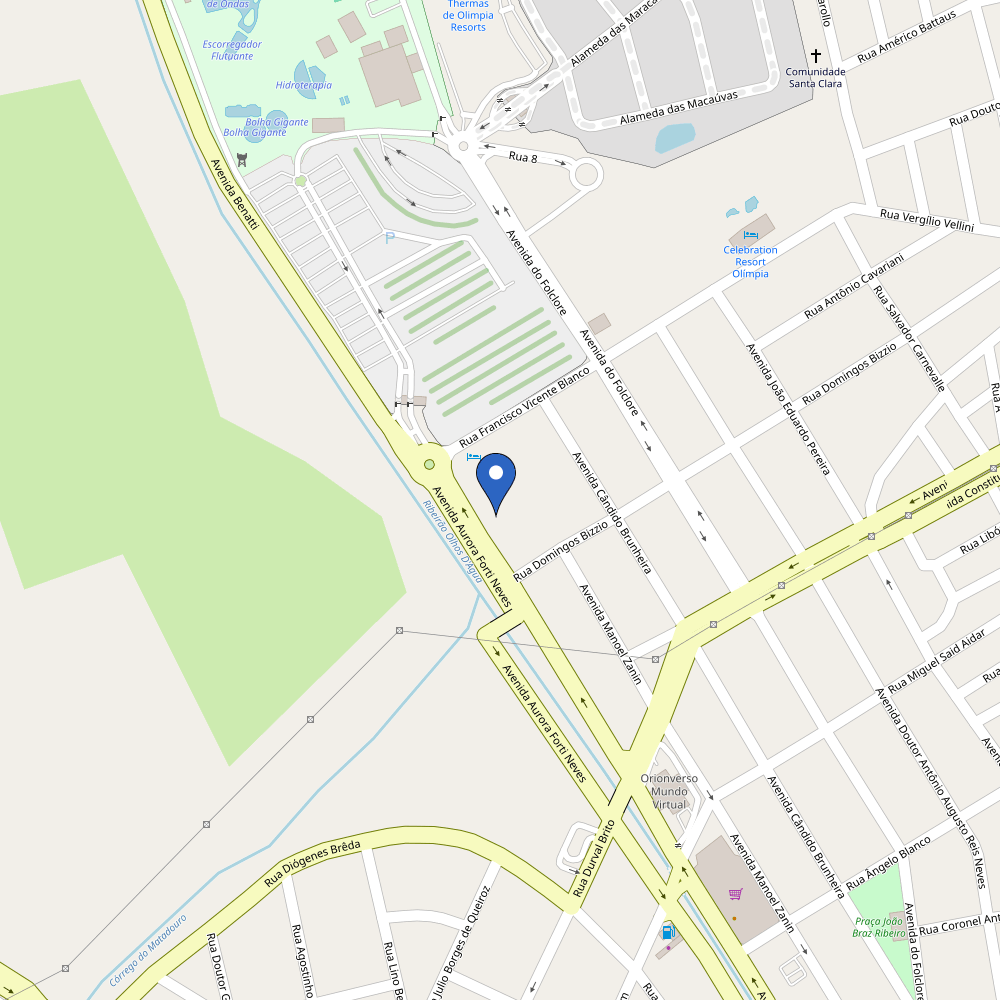 Mapa da estação Olímpia Park Resort