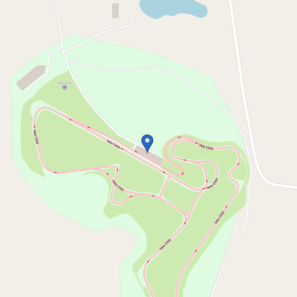 Mapa da estação Autódromo Velo Città