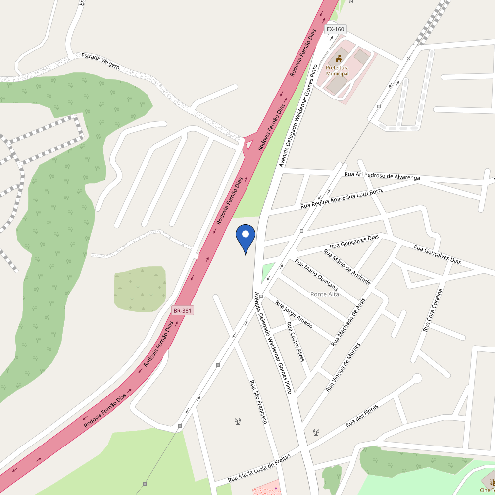 Mapa da estação Hotel Villa Lobos