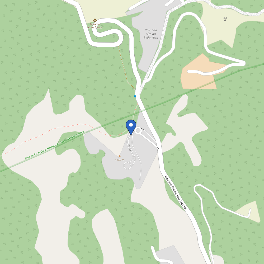Mapa da estação Blue Mountain Hotel e Resort