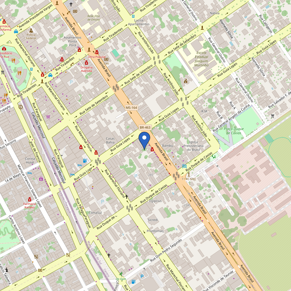 Mapa da estação Barbados Barbershop