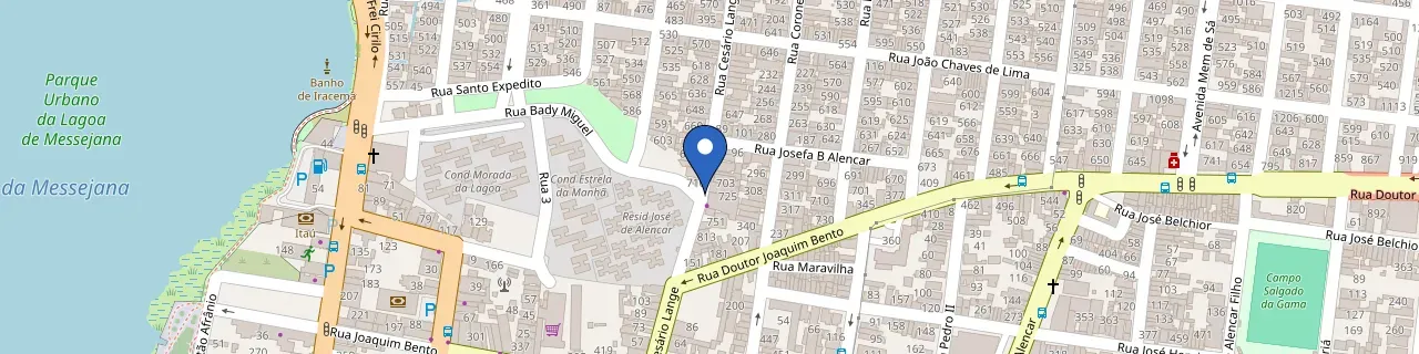 Mapa da estação Padaria M E M