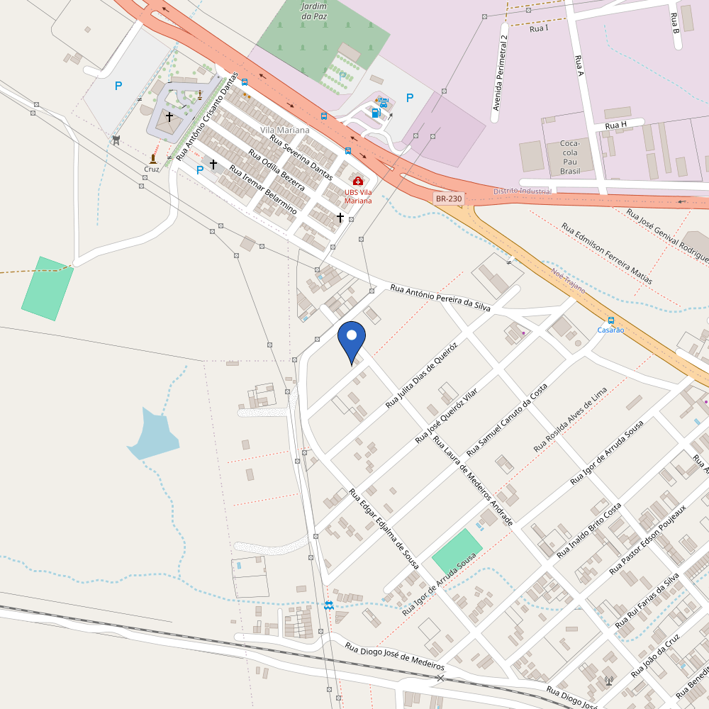 Mapa da estação W ANDRADE S.A