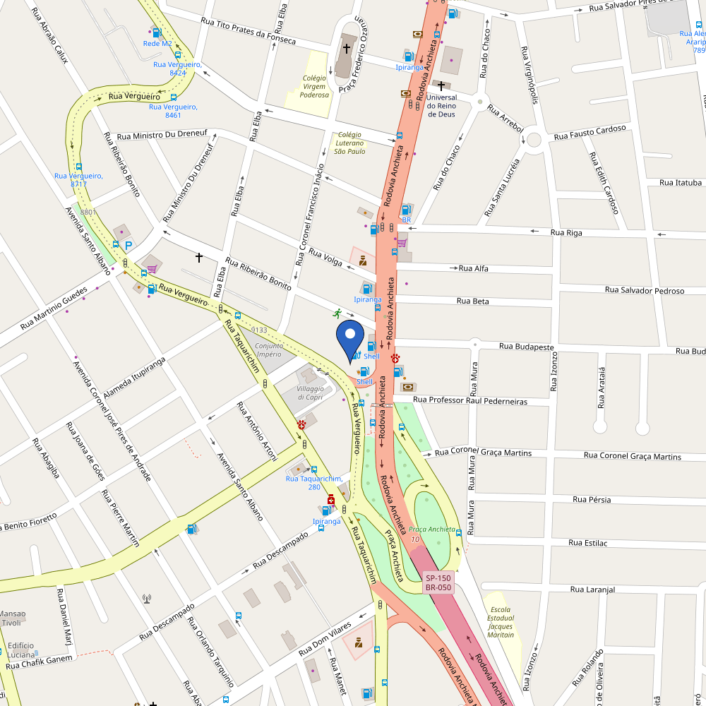 Mapa da estação Eletroposto Kinsol - Alicante