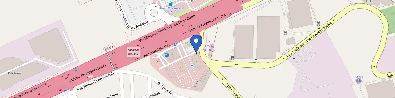 Mapa da estação Desativado