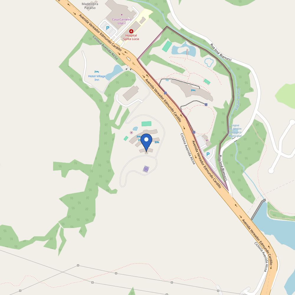 Mapa da estação Golden Park Poços de Caldas