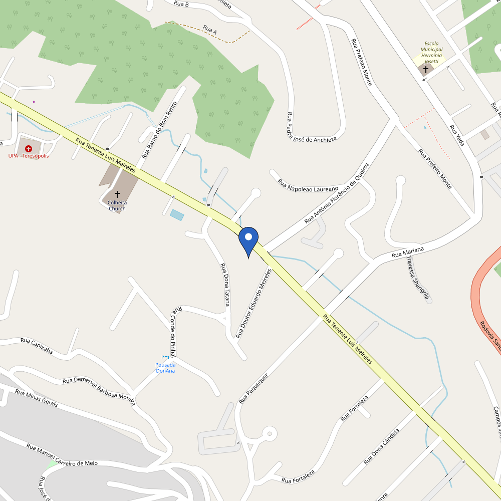 Mapa da estação Restaurante Dona Irene