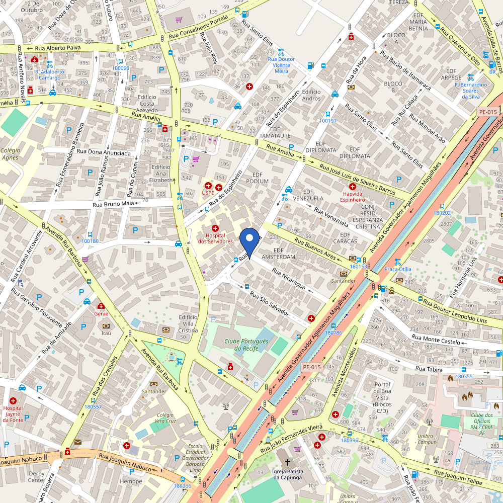 Mapa da estação Rua da hora, 829