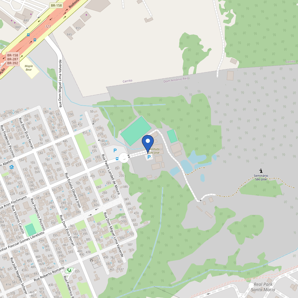 Mapa da estação Instituto São José