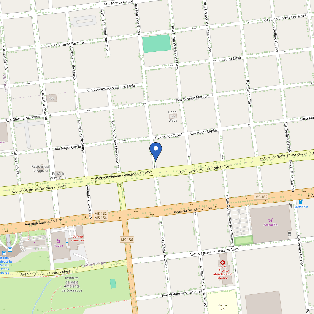 Mapa da estação ElDourado’s Hotel