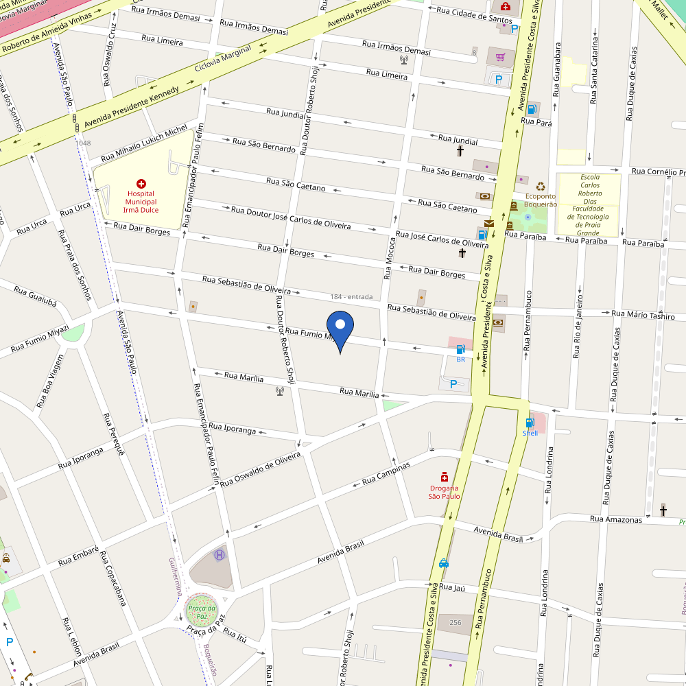 Mapa da estação Escudo Real Contabilidade