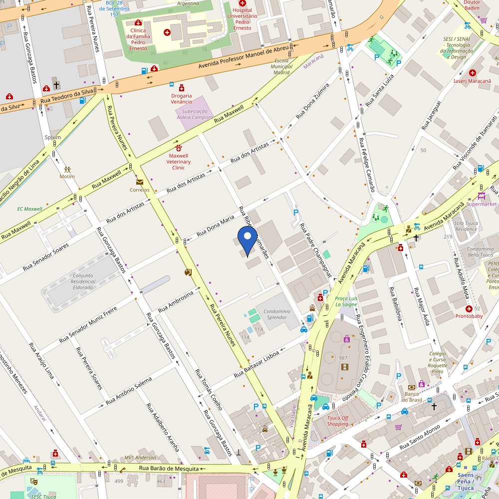 Mapa da estação Condomínio Principado Luxemburgo