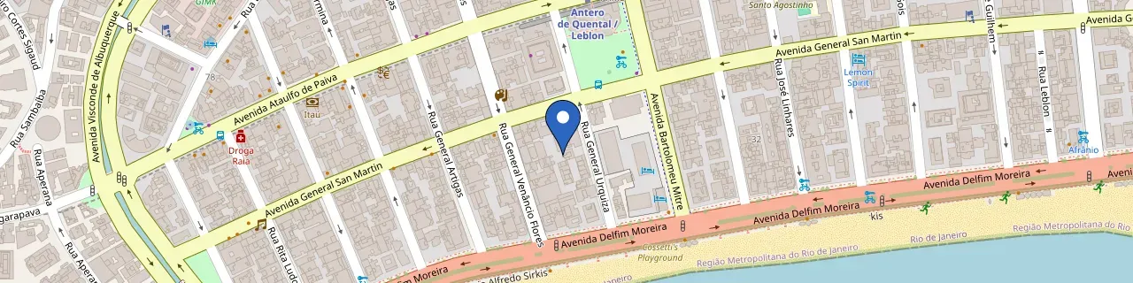 Mapa da estação RECAR Bougainville