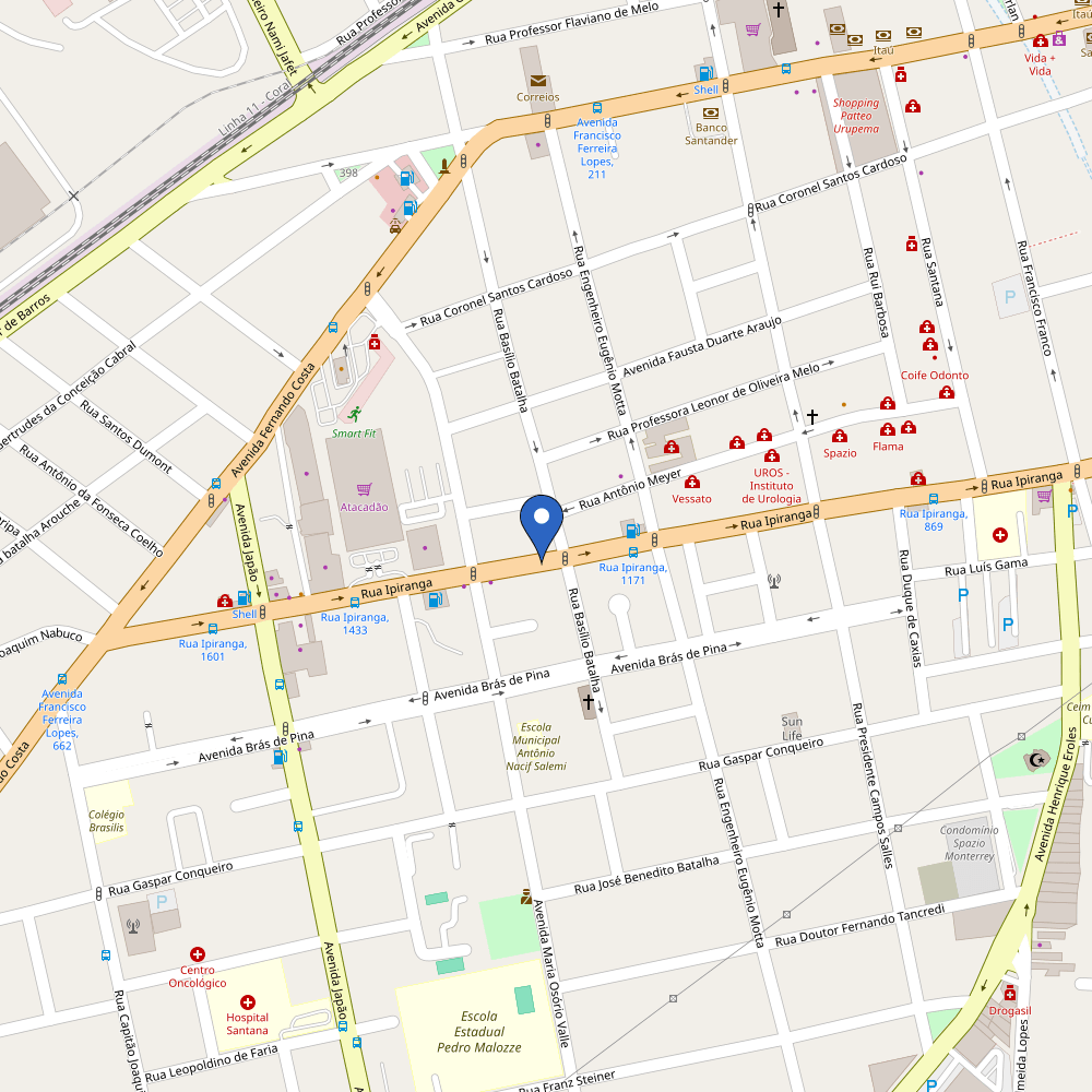 Mapa da estação VOLVO Station | Faberge Mogi das Cruzes