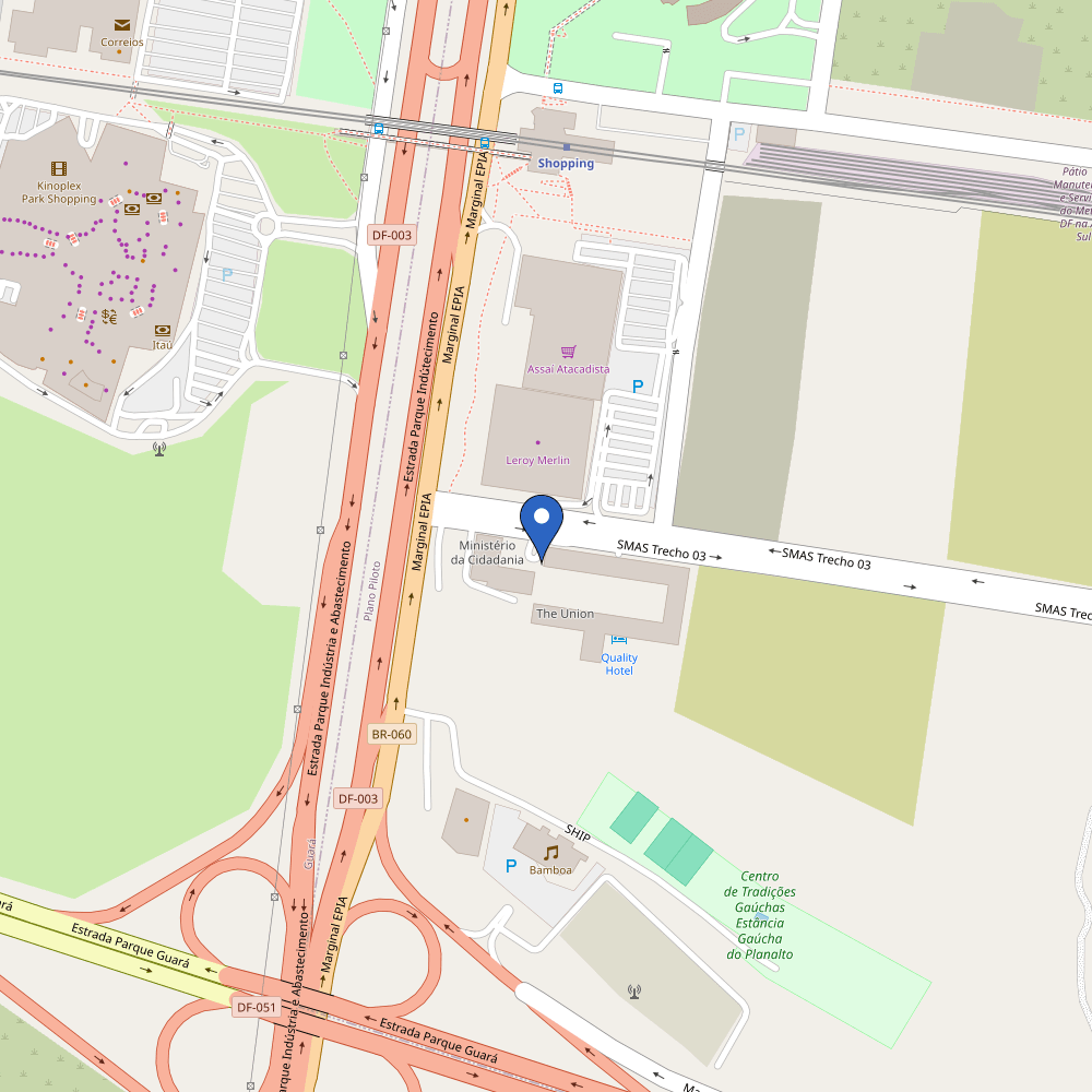 Mapa da estação Estação YellotMob - Quality Hotel