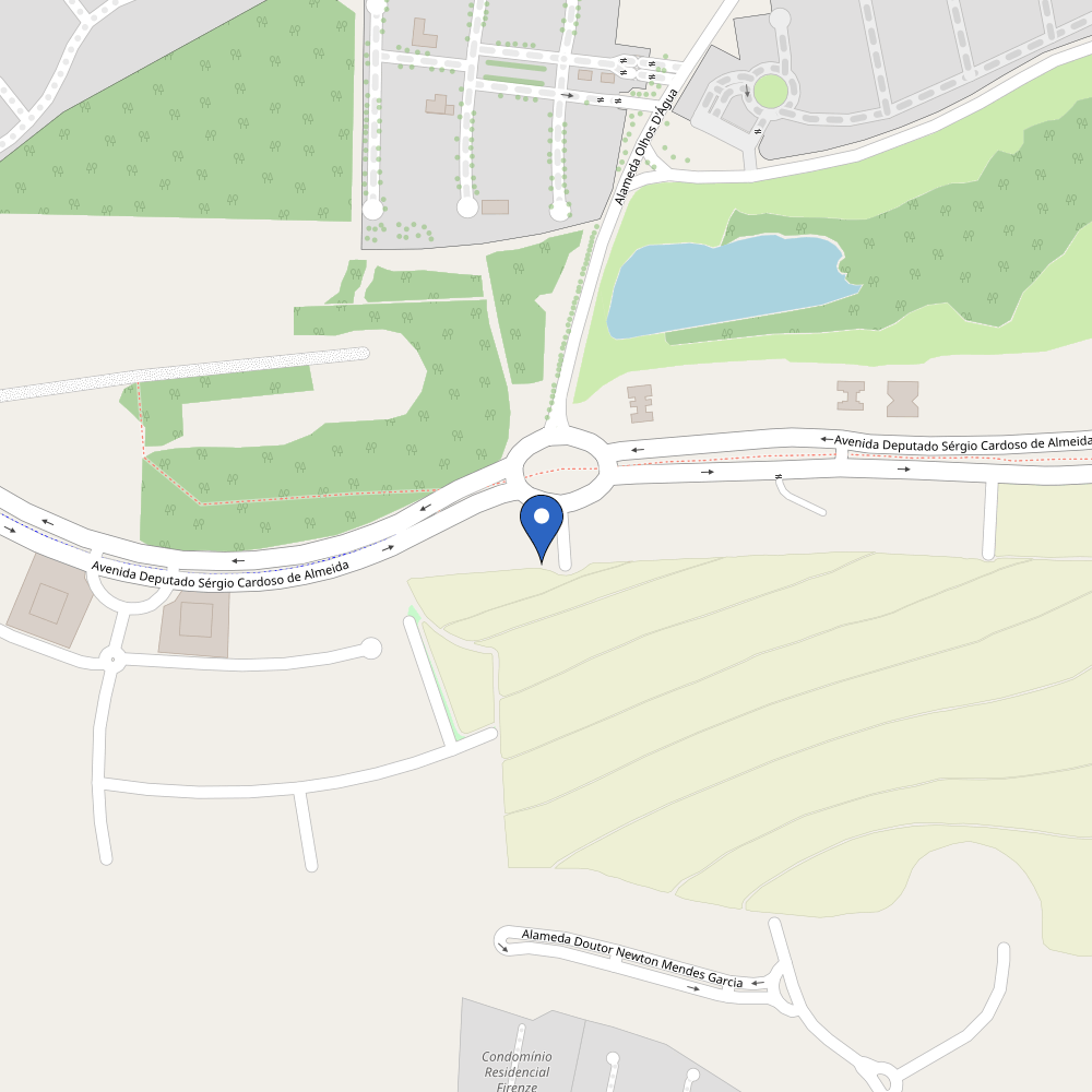 Mapa da estação ChargerPro - Olhos D’Água (DrogaRaia)