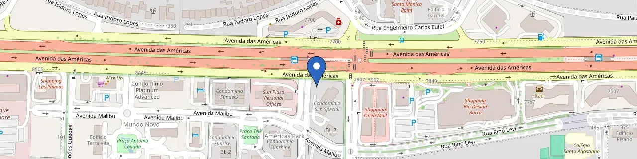 Mapa da estação ECOPOINT SUNSPECIAL
