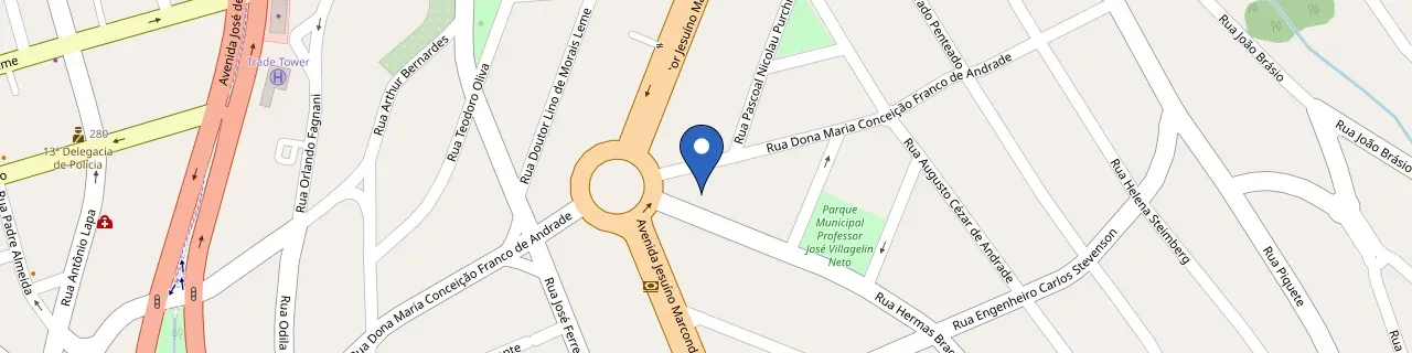 Mapa da estação Consistem Mall Jusuino