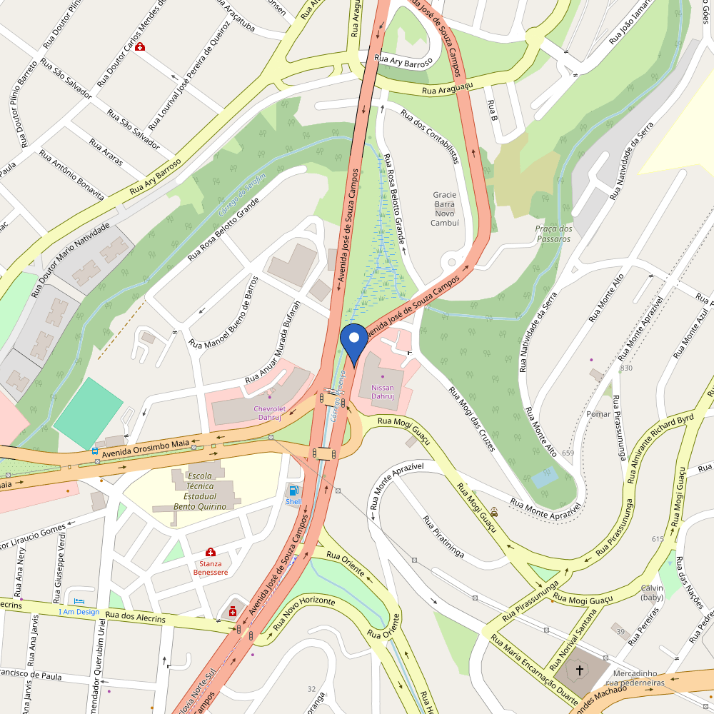 Mapa da estação BYD Dahruj