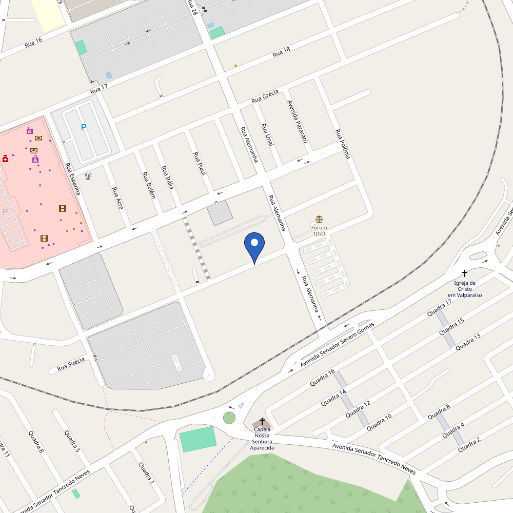 Mapa da estação nossa Kaza supermercados