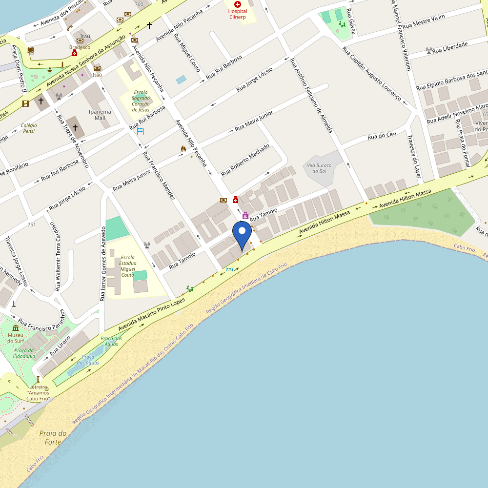 Mapa da estação Glauciane Farias