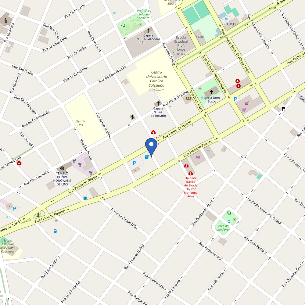 Mapa da estação Drogaria Ultra Popular Lins