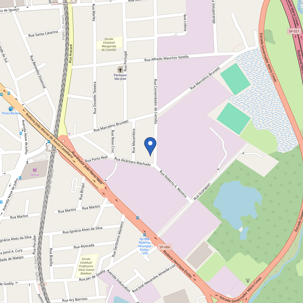 Mapa da estação Inventa 40 Reciclagem