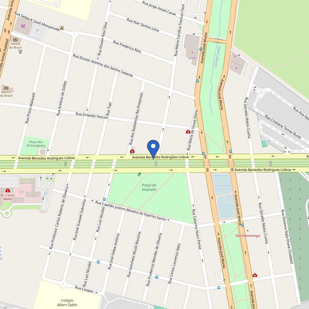 Mapa da estação Saint James Barbearia