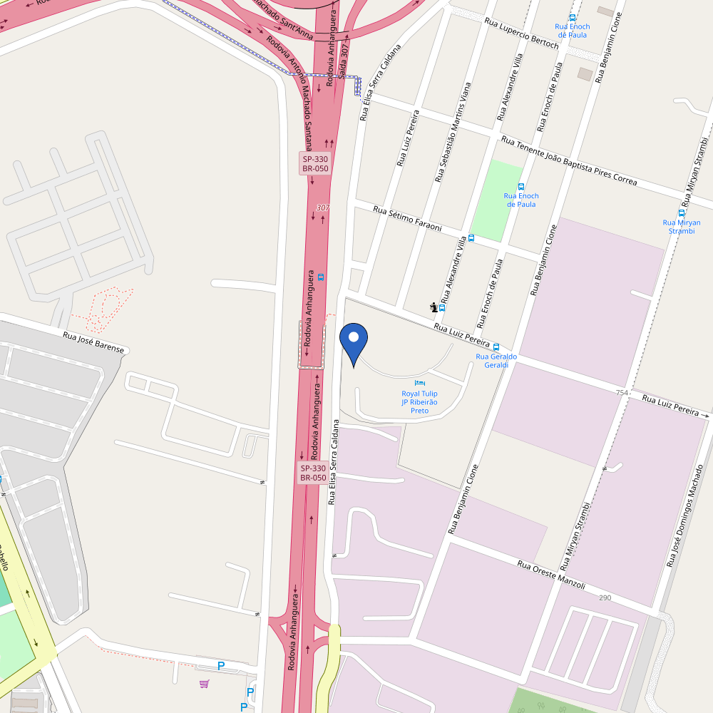 Mapa da estação Hotel Royal Tulip JP